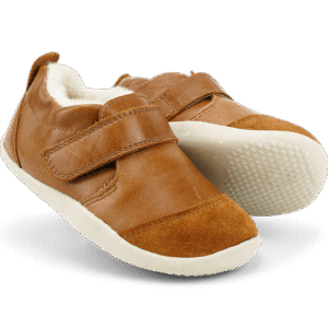Buty do nauki chodzenia Bobux Marvel Arctic Caramel 500617J ocieplane