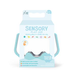 Glo Pals, Słoik sensoryczny do napełniania wodą, kolor błękitny, Frosty Fun