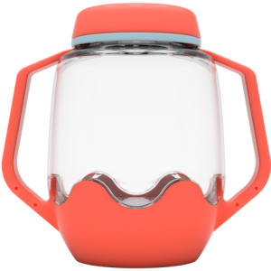 Glo Pals, Słoik sensoryczny do napełnienia wodą, kolor czerwony