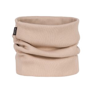 Czapka z kominem I’M NOT BEBE z ociepleniem Beż