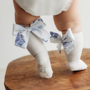 Podkolanówki Mama’s Feet Mon Cheri Białe