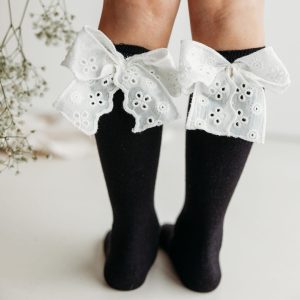 Podkolanówki Mama’s Feet Mon Cheri Czarne