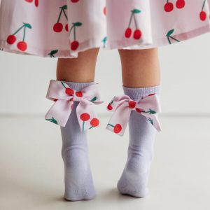 Podkolanówki Mama’s Feet Mon Cheri Lawendowe