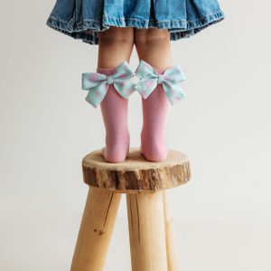 Podkolanówki Mama’s Feet Mon Cheri Różowe