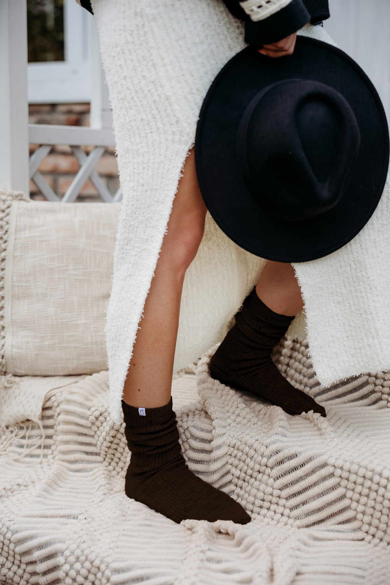 Podkolanówki Mama's Feet Wytchnienie Espresso - obrazek 4