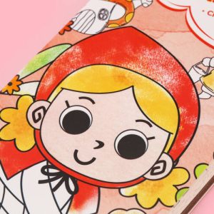 mierEdu Kieszonkowa kolorowanka akwarelowa z pędzelkiem – Bajki i baśnie