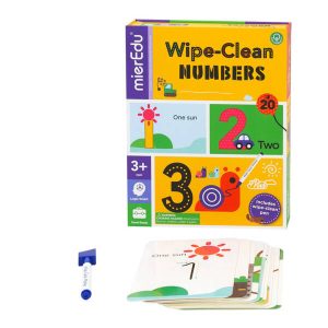 mierEdu Zestaw z suchościeralnym markerem – Nauka cyferek