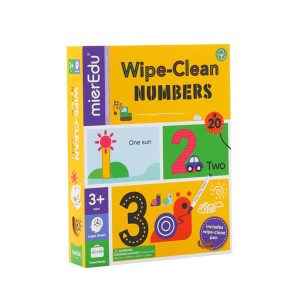 mierEdu Zestaw z suchościeralnym markerem – Nauka cyferek