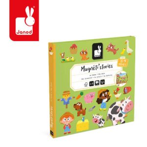 Janod Magnetyczna układanka Farma Magneti’stories 3+