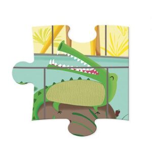Janod Puzzle sensoryczne 20 elementów Wycieczka do zoo
