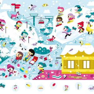 Auzou 20 gier i łamigłówek Zima