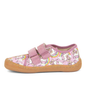 Trampki-Kapcie Froddo Barefoot Canvas G1700379-4 Jednorożce