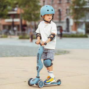 SCOOTANDRIDE Zestaw ochraniaczy dla dzieci S Steel