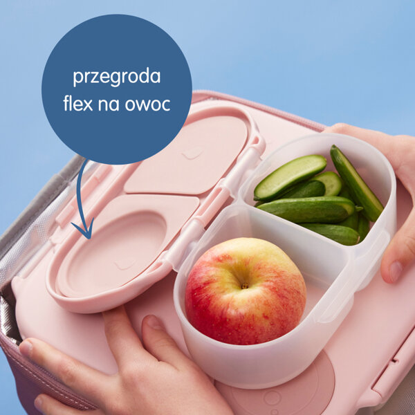 B.box Snackbox pojemnik na przekąski Blush Crush