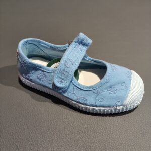 Pachnące trampki na rzep Cienta 76998 Azul Sky