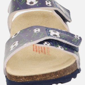 Sandały Superfit Fussbettpantoff 1-000122-8010 Blau