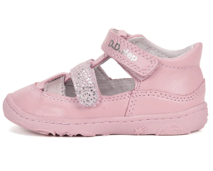 Sandały skórzane D.D.Step barefoot H077-51332C Baby Pink