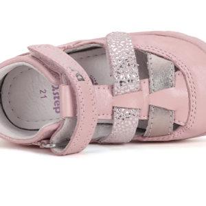 Sandały skórzane D.D.Step barefoot H077-51332C Baby Pink