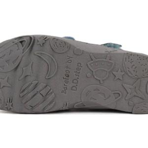 Sandały skórzane D.D.Step barefoot H077-51332A Sky Blue
