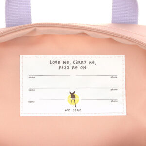 Lassig Plecak mini kwadratowy Little Gang Cherry peach