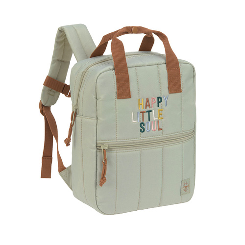 Lassig Plecak mini kwadratowy Little Gang Light khaki