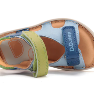 Sandały skórzane D.D.Step barefoot G076-51334M Sky Blue