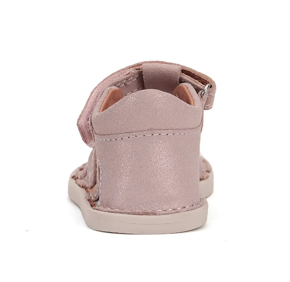 Sandały skórzane D.D.Step barefoot G076-51736BM Baby Pink - obrazek 6