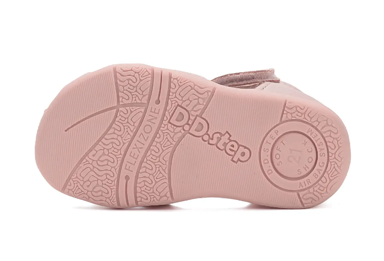 Sandały skórzane D.D.Step G075-51284D Baby Pink - obrazek 6