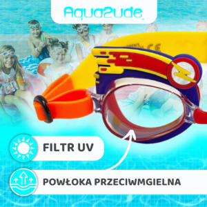 Okulary do pływania dla dzieci Aqua2ude Błyskawica