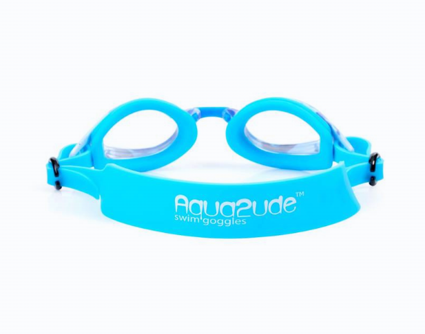 Okulary do pływania dla dzieci Aqua2ude Niebieski kamuflaż - obrazek 2