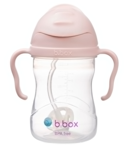 B.box Bidon ze słomką 240 ml Blush