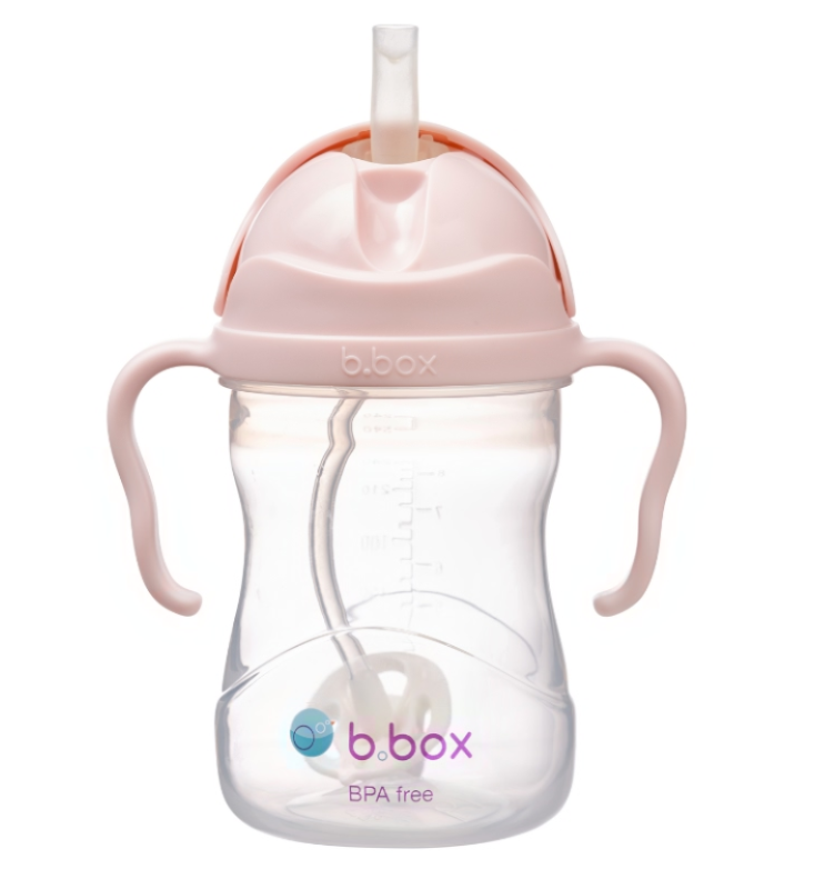 B.box Bidon ze słomką 240 ml Blush