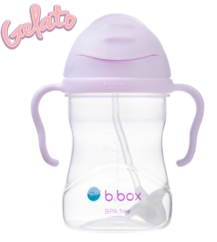 B.box Bidon ze słomką 240 ml Boysenberry