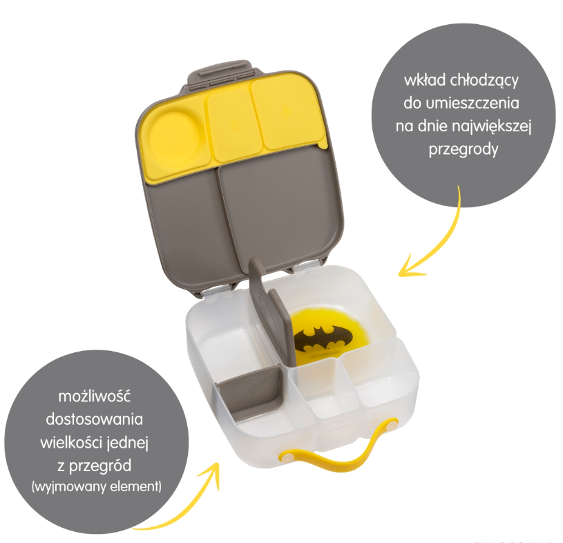 B.box Lunchbox Batman - obrazek 5