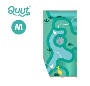 QUUT Dwustronny ręcznik plażowy PlayTowels M (140 x 70cm) Safari