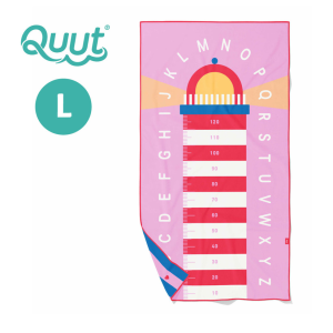 QUUT Dwustronny ręcznik plażowy PlayTowels L (180 x 100cm) Lighthouse Cherry