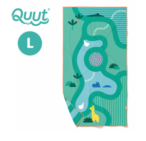 QUUT Dwustronny ręcznik plażowy PlayTowels L (180 x 100cm) Safari