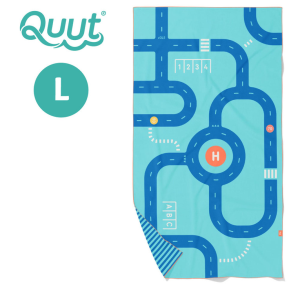 QUUT Dwustronny ręcznik plażowy PlayTowels L (180 x 100cm) Road