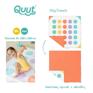 QUUT Dwustronny ręcznik plażowy PlayTowels XL (180 x 180cm) Balancing Game