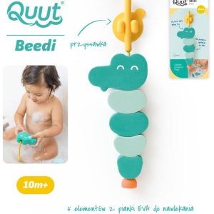 QUUT Klocki piankowe do nawlekania do kąpieli Beedi Croco