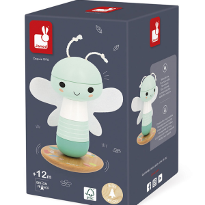 Janod Układanka piramida drewniana Ważka Pure 12 m+