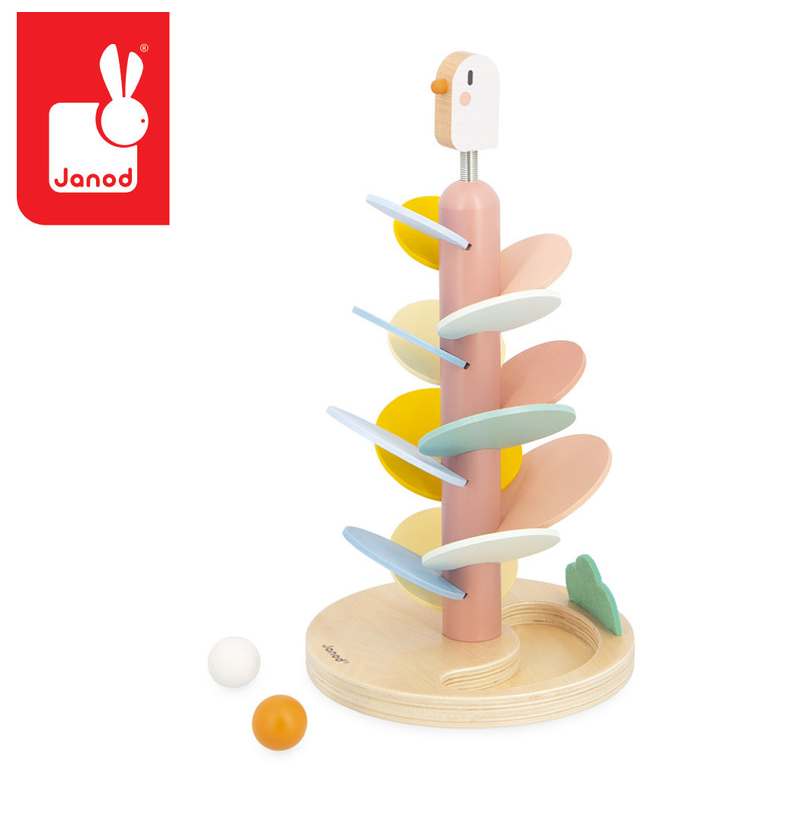 Janod Drewniany kulodrom Ptaszek Sweet Cocoon 3+ - obrazek 4