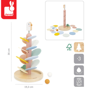 Janod Drewniany kulodrom Ptaszek Sweet Cocoon 3+