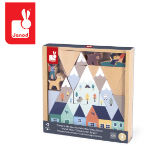 Janod Zestaw klocków i figurek 35 el. Góry Cross Roads 2+