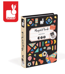 Janod Magnetyczna układanka Kształty Magnetibook