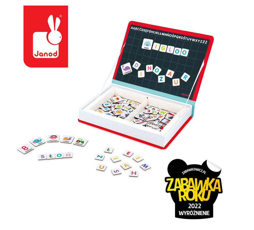 Janod Magnetyczna układanka Polski Alfabet Magnetibook - obrazek 3