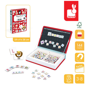 Janod Magnetyczna układanka Polski Alfabet Magnetibook