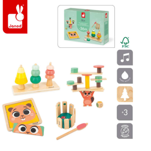 Janod Zestaw zabawek edukacyjnych Box 36 m-cy