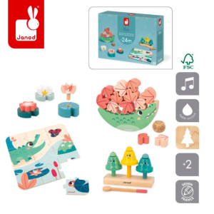 Janod Zestaw zabawek edukacyjnych Box 24 m-cy