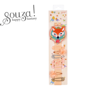 Souza! Spinki do włosów z wieszaczkiem lisek Resi 8 szt.